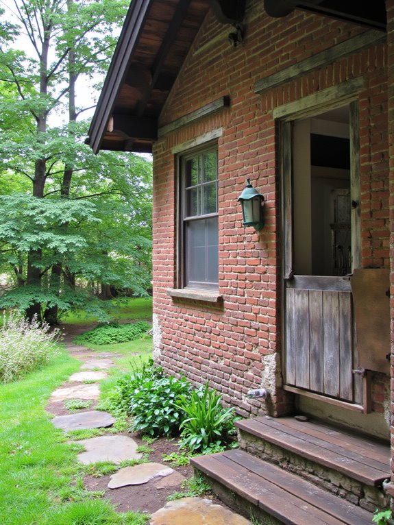 rustic brown brick harmony
