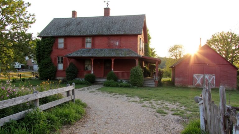rustic red brick charm