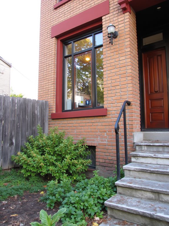 rusty red trim charm