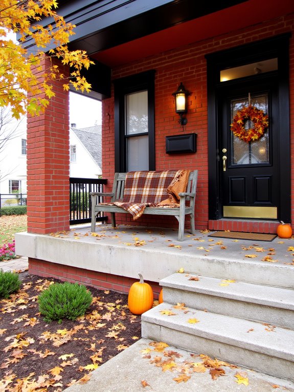 seasonal decorations enhance contrast