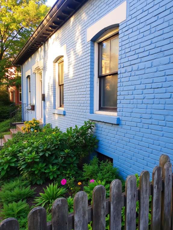 serene blue exterior retreat
