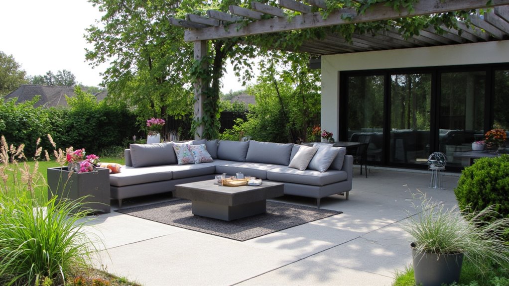 serene outdoor relaxation space