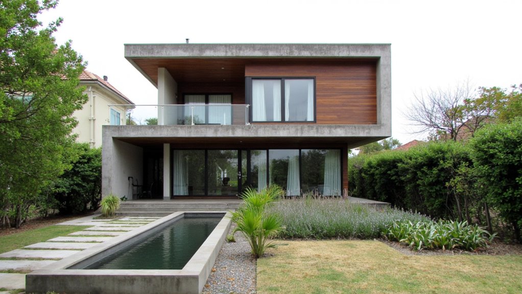 sleek minimalism and tranquility