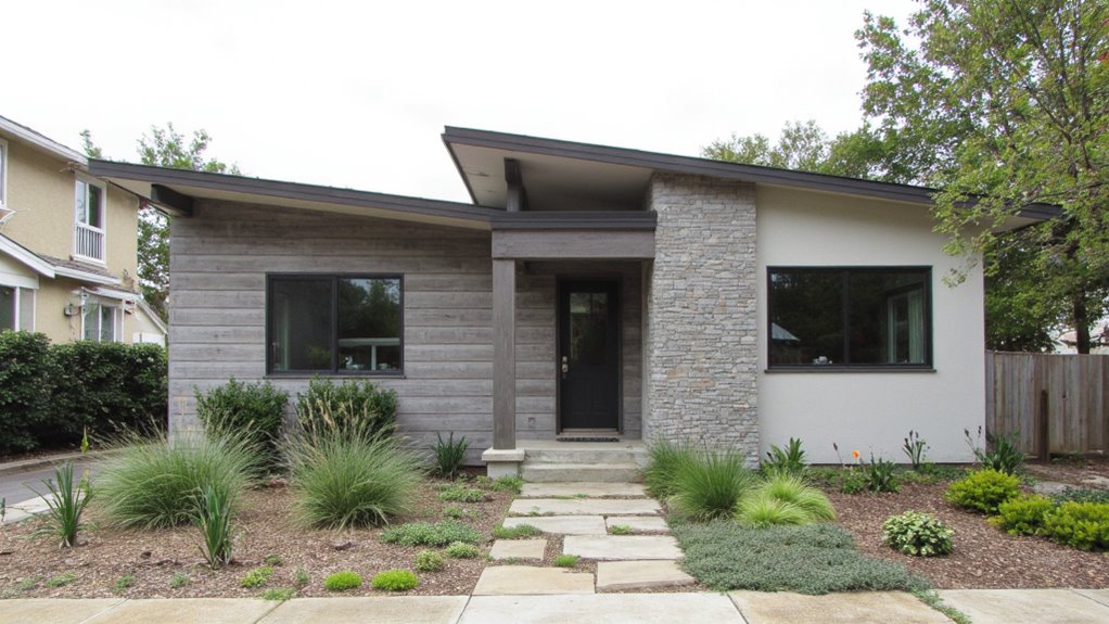 soft grey house exteriors