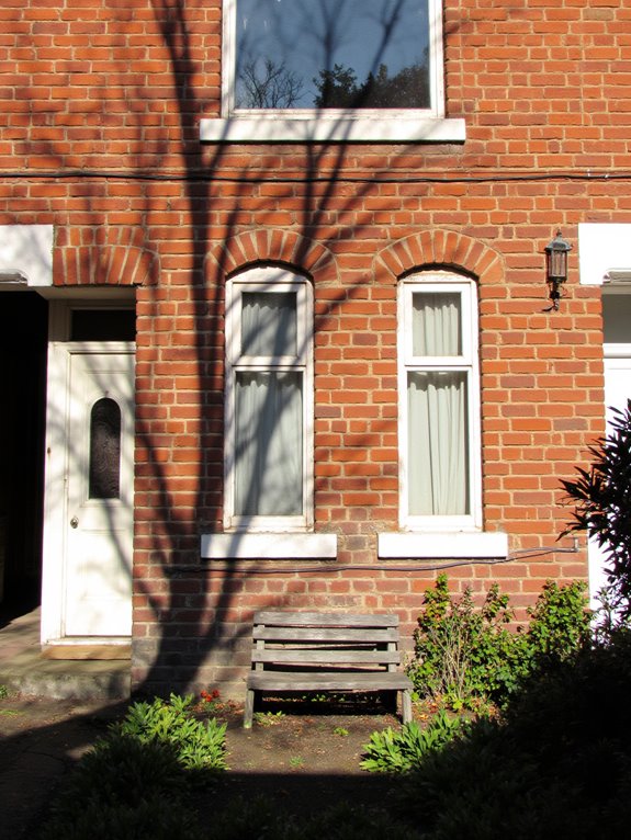 soft white complements red brick