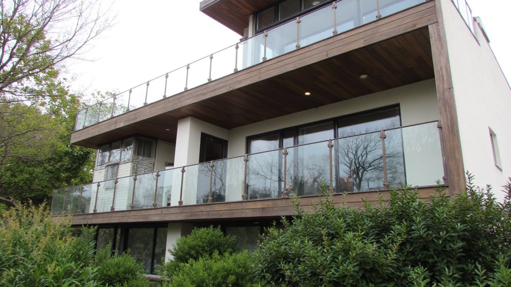 stunning glass balcony aesthetics