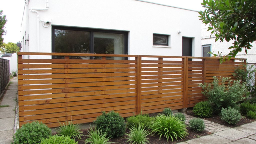 stylish privacy with fencing