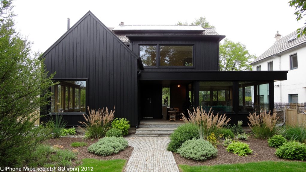 sustainable black architectural innovation