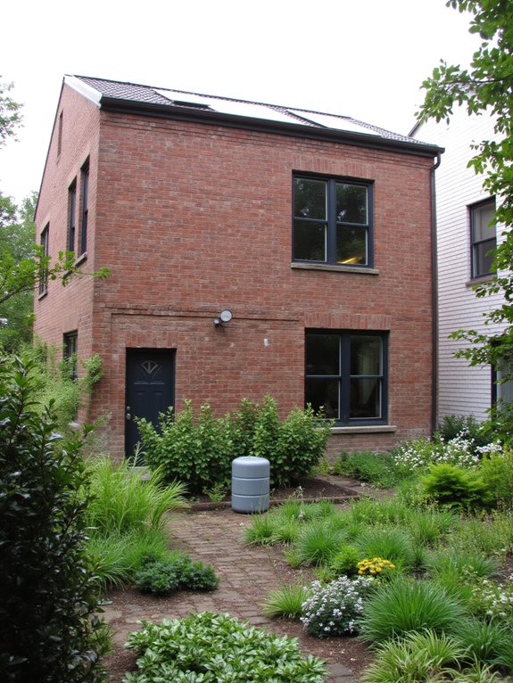 sustainable brick home features