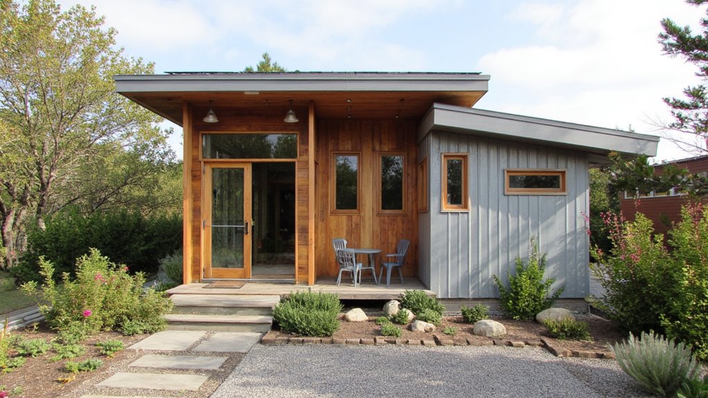 sustainable modern exterior materials