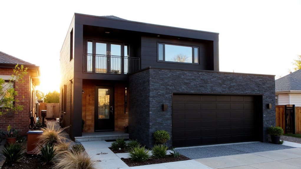textured black cladding allure