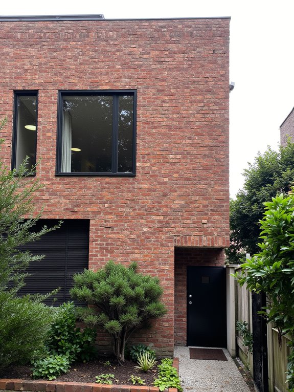 textured brick enhances aesthetics