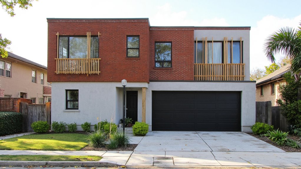 textured facades enhance curb appeal