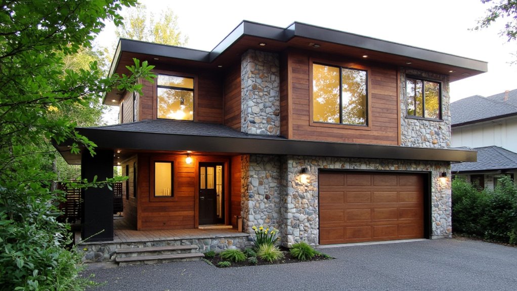 textures enhancing exterior design