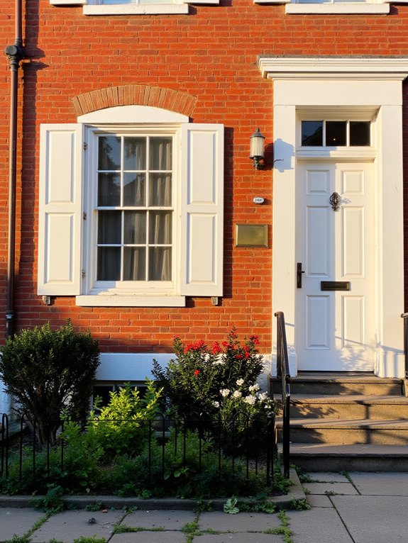 timeless contrast with brick