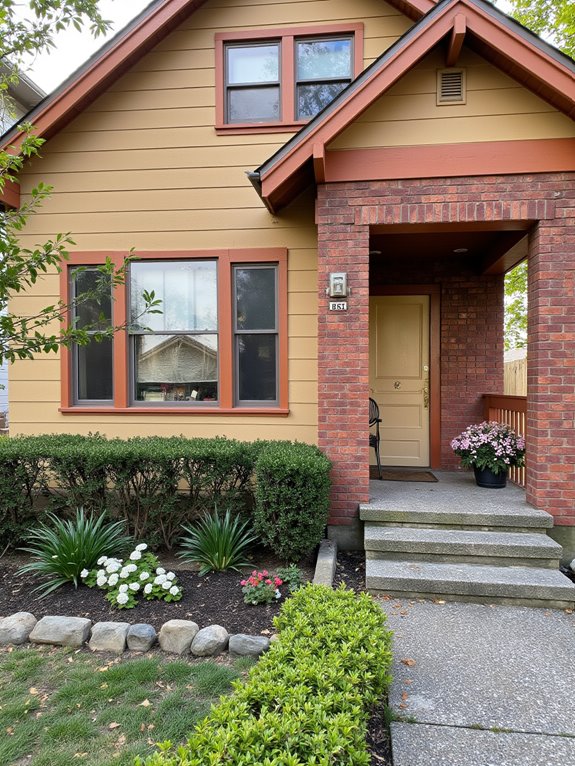 timeless tan and brick