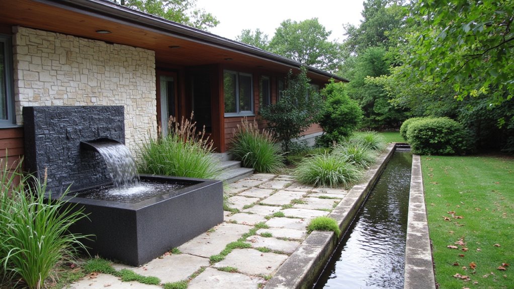 tranquil water features enhance serenity