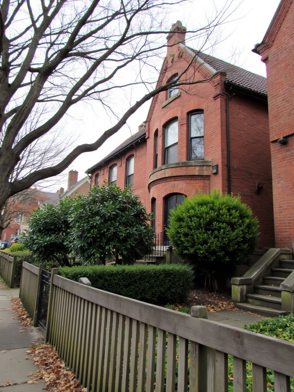 urban elegance in brown brick