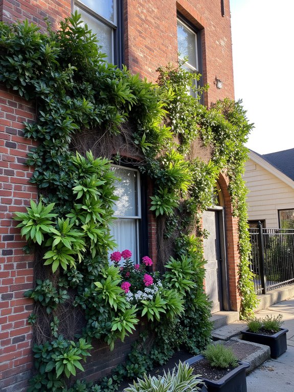 vertical gardens enhance interiors