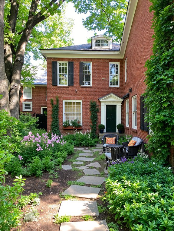 vibrant flowers and vines