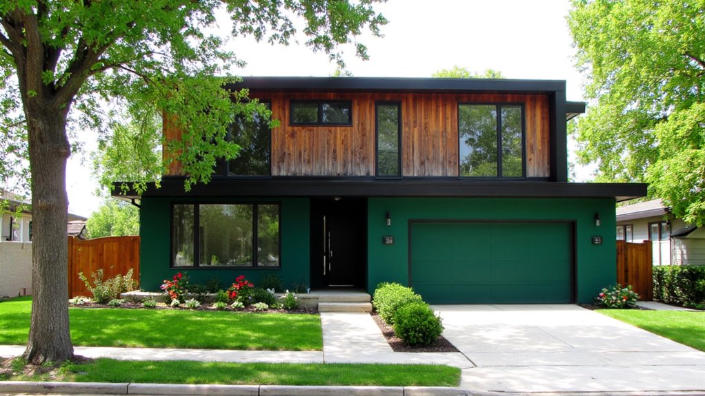 vibrant hues enhance curb appeal