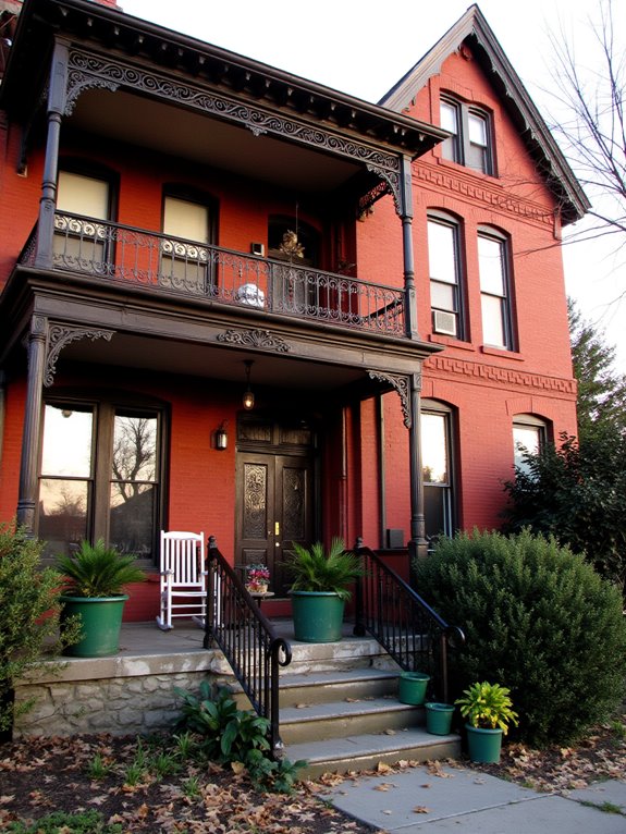 victorian balconies and porches