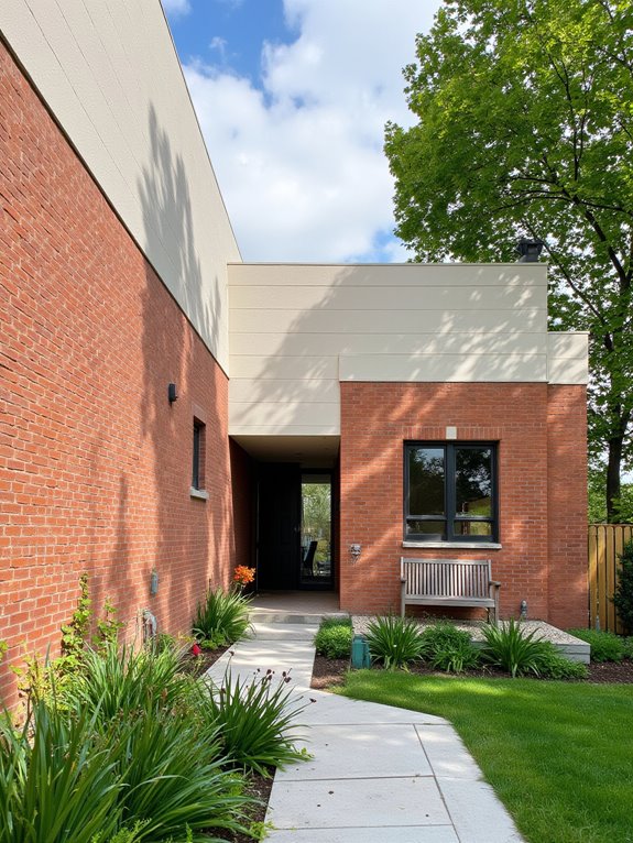 warm beige brick harmony