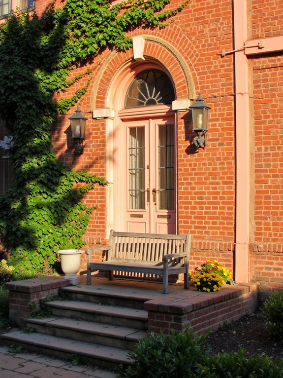 warm inviting soft peach