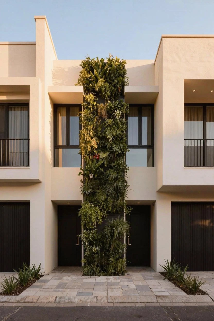 Vertical Green Wall in the Center