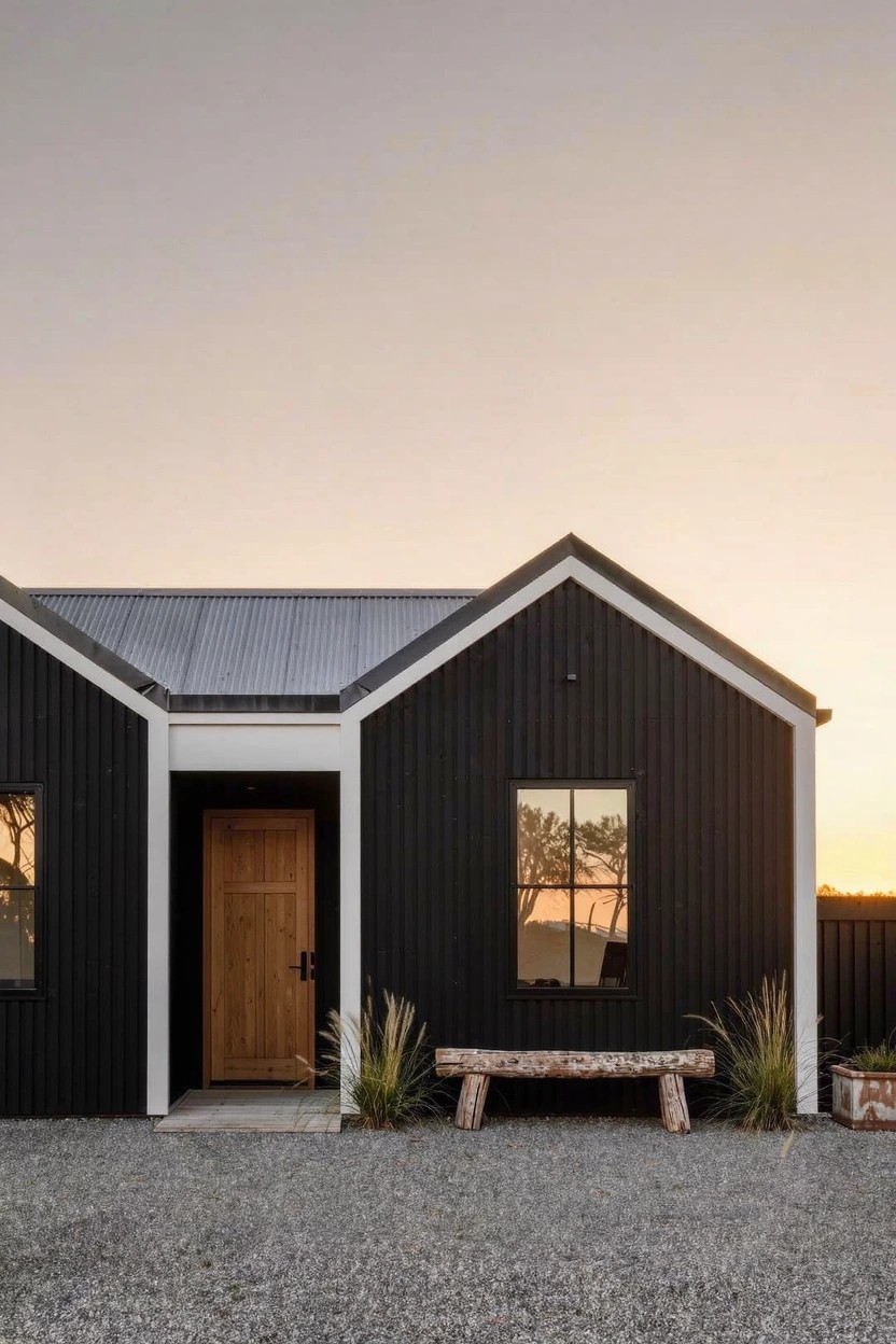 Black Siding on Small Houses