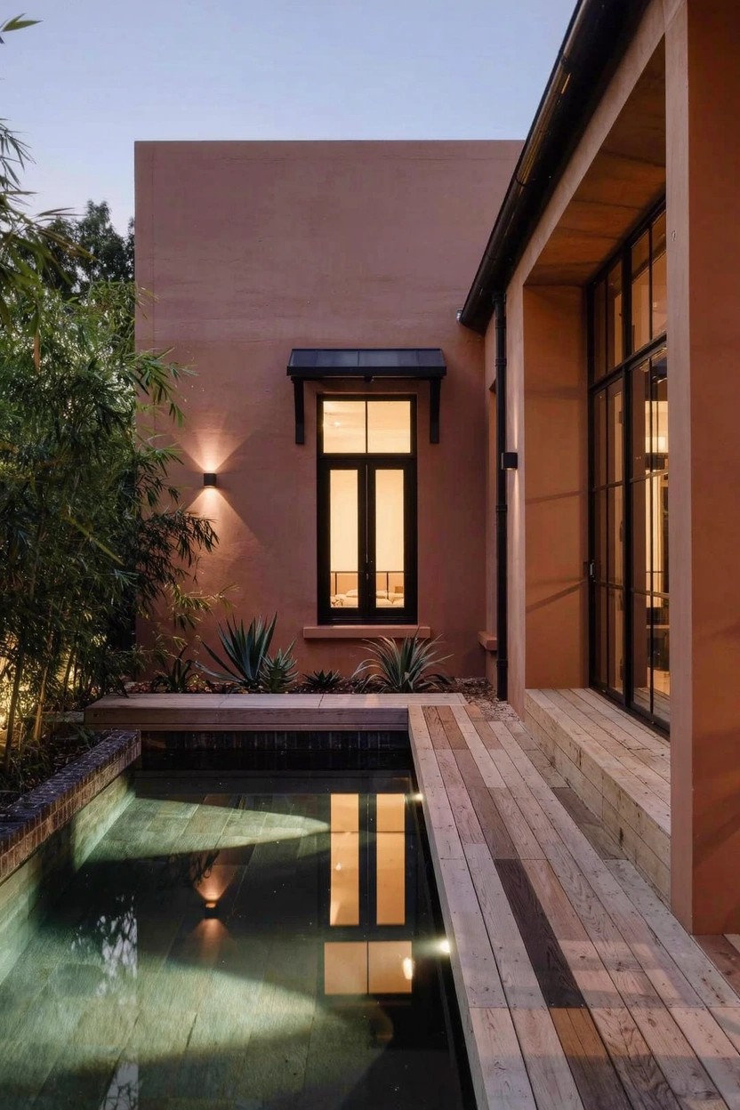 Warm Terracotta Walls