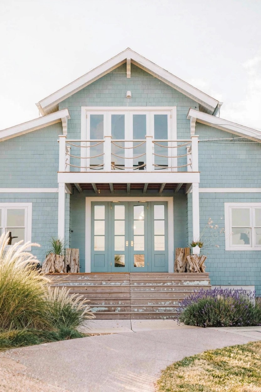 Rope Railings on the Balcony