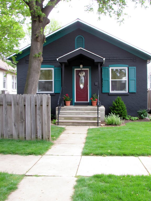 accent colors enhance architecture