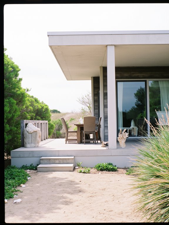 airy open concept facades