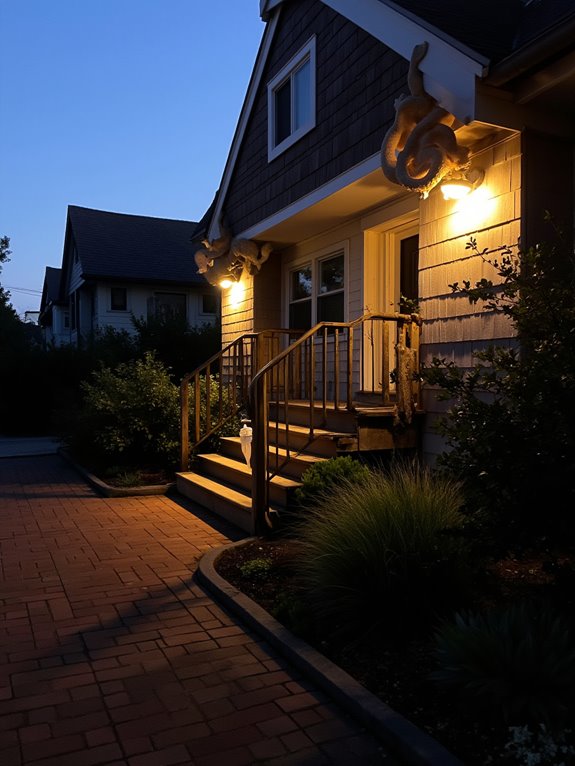 artistic light fixture focal points