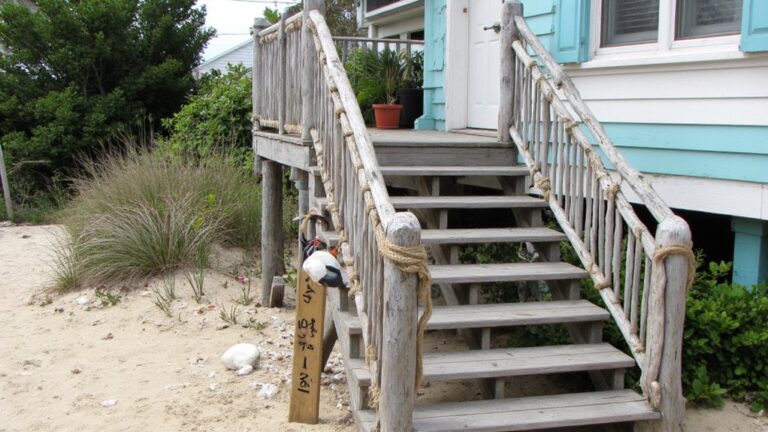 20 Practical Beach House Exterior Stairs Ideas For Everyday Use beach house stair designs