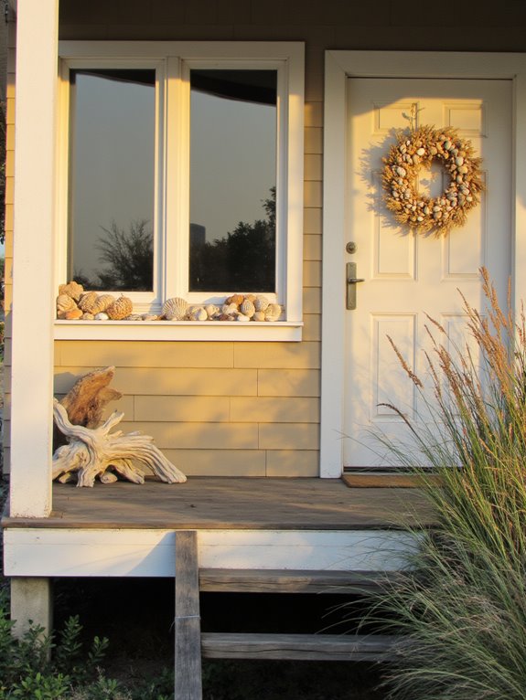 beach inspired natural decor accents