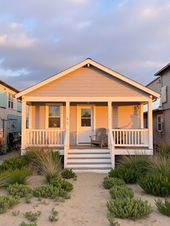 beach sunset color palette