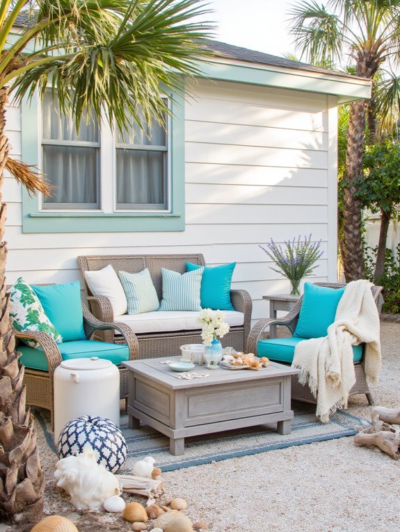 beachy textiles enhance relaxation