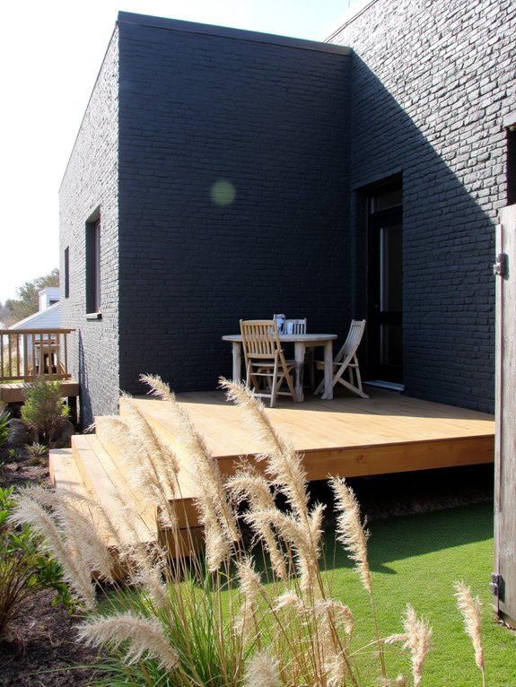 black brick coastal elegance