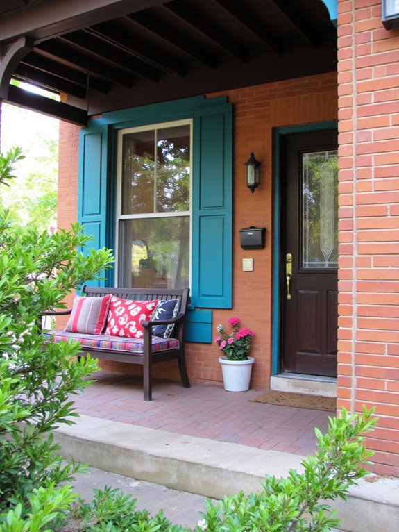 bold accent colors enhance