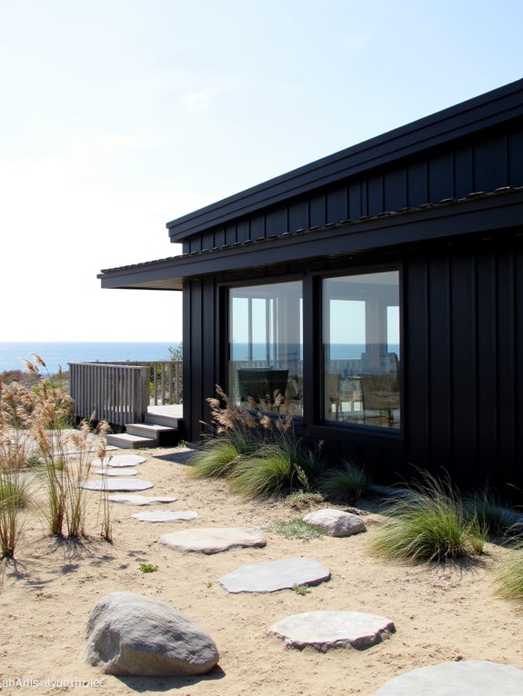 bold black coastal elegance