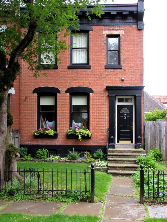 bold black trim elegance