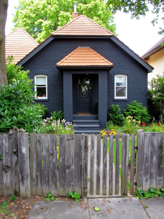 bold charcoal brick elegance