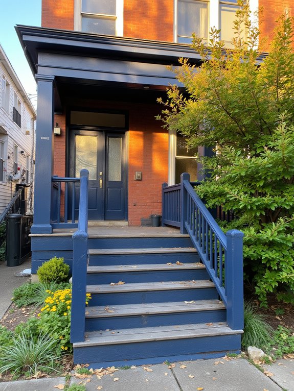 bold navy enhances sophistication