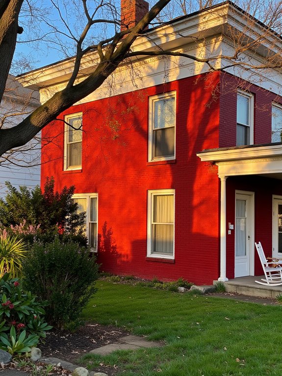 bold red brick transformation