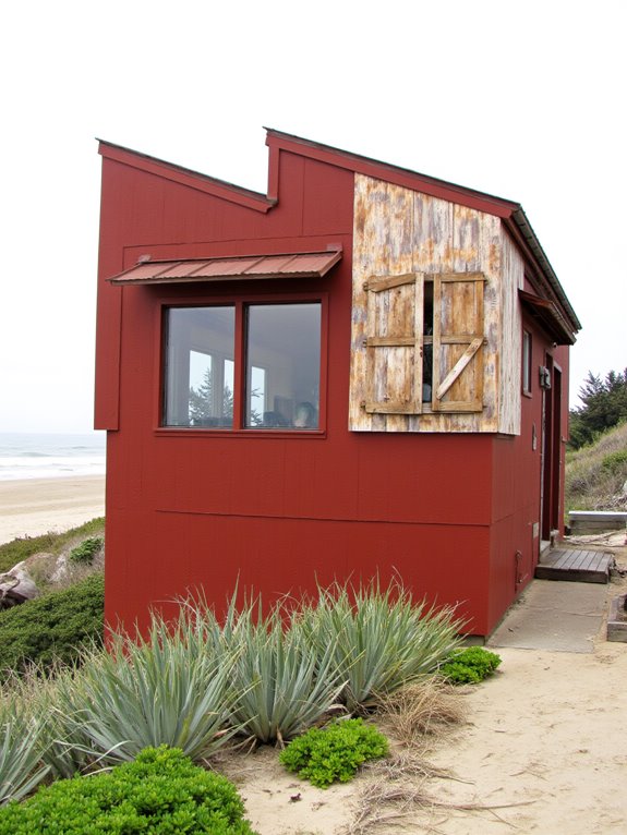 bold rustic red charm