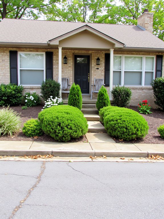 brick color harmony accents