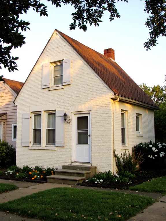bright airy cream brick