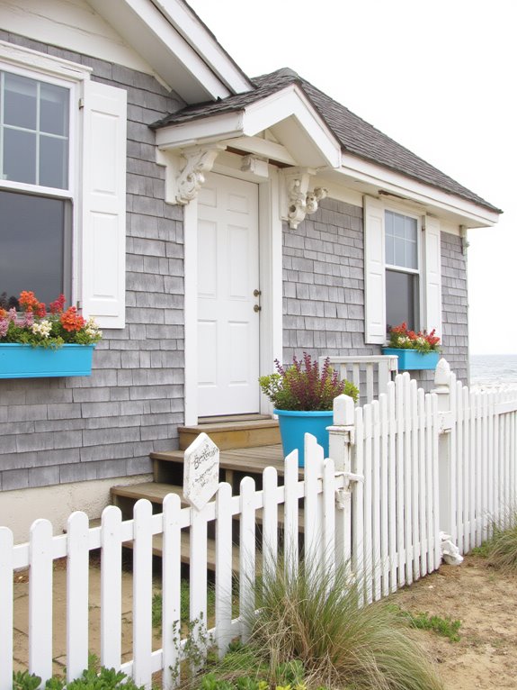 bright coastal color accents